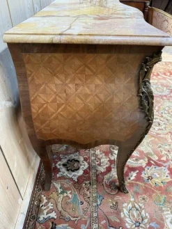 Pamono Louis XV Style Chest of Drawers in Flower Marquetry Outlet