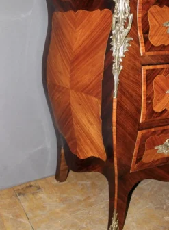 Pamono Louis XV Style Commode in Marquetry, 1940s Clearance