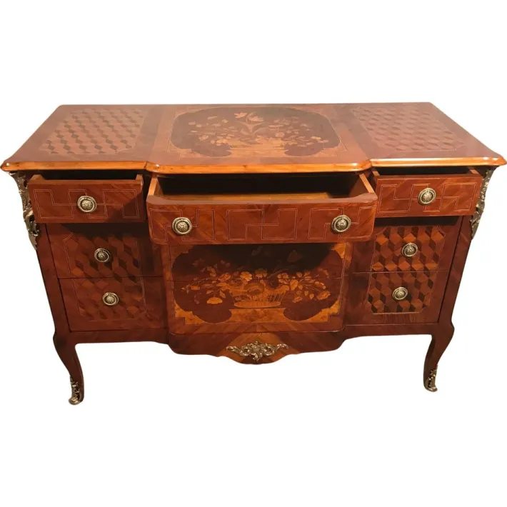 Pamono Louis XVI Style Chest of Drawers, France, Late 19th Century Sale
