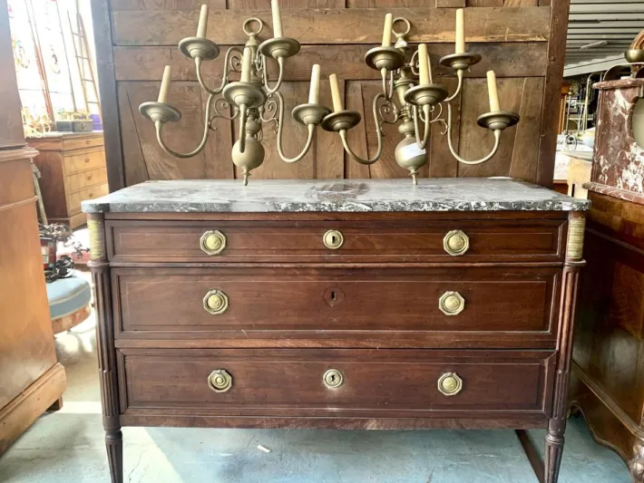 Pamono Louis XVI Style Dresser in Mahogany Outlet