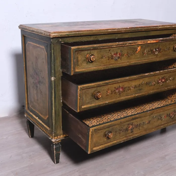 Pamono Louis XVI Wooden Three-Drawer Chest of Drawers, 1950s Discount