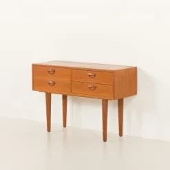 Pamono Low Dresser in Teak by Kai Kristiansen for Feldballe Møbelfabrik, Denmark, 1960s Clearance