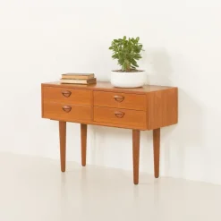 Pamono Low Dresser in Teak by Kai Kristiansen for Feldballe Møbelfabrik, Denmark, 1960s Clearance