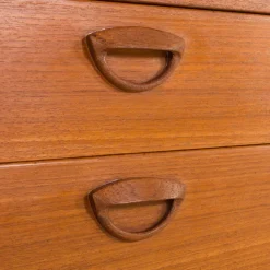 Pamono Low Dresser in Teak by Kai Kristiansen for Feldballe Møbelfabrik, Denmark, 1960s Clearance