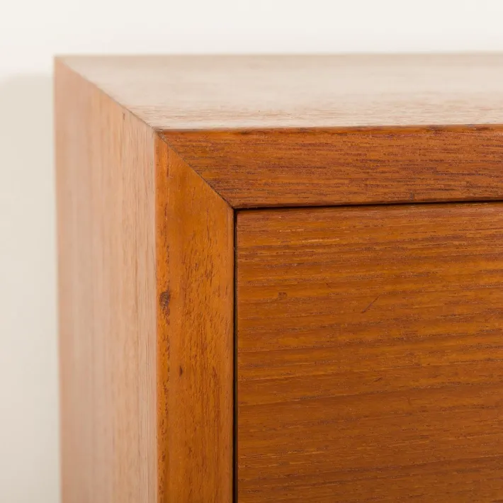 Pamono Low Dresser in Teak by Kai Kristiansen for Feldballe Møbelfabrik, Denmark, 1960s Clearance