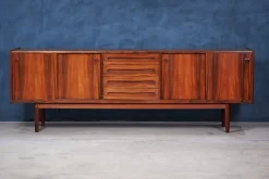 Pamono Low Rosewood Sideboard by Johannes Andersen for Uldum Møbelfabrik, 1960s
