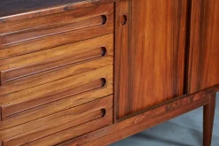 Pamono Low Rosewood Sideboard by Johannes Andersen for Uldum Møbelfabrik, 1960s