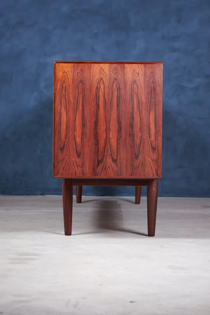 Pamono Low Rosewood Sideboard by Johannes Andersen for Uldum Møbelfabrik, 1960s