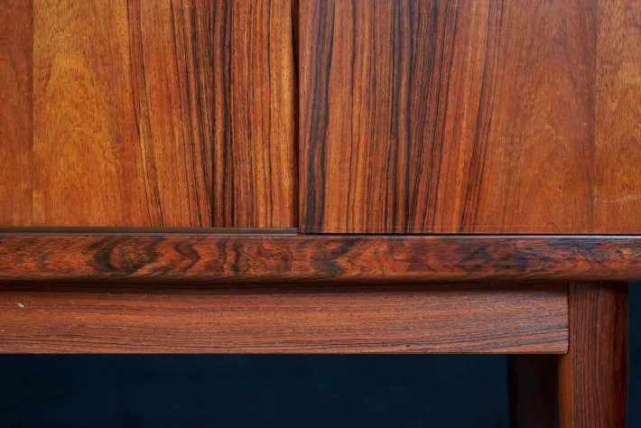 Pamono Low Rosewood Sideboard by Johannes Andersen for Uldum Møbelfabrik, 1960s