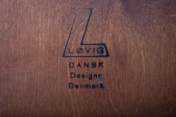 Pamono Low Teak Sideboard with Brass Handles by Peter Løvig Nielsen, 1960s