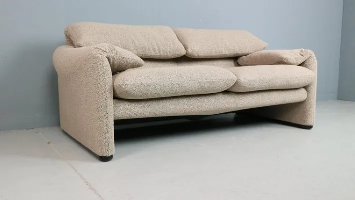 Pamono Maralunga 2-Seater Sofa by Vico Magistretti for Cassina, 1970 Online