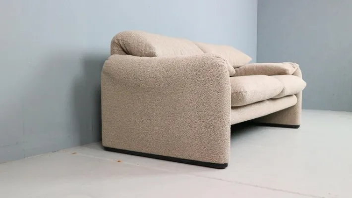 Pamono Maralunga 2-Seater Sofa by Vico Magistretti for Cassina, 1970 Online