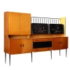 Pamono Metal & Brass Mobile Sideboard, 1960s Best