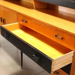 Pamono Metal & Brass Mobile Sideboard, 1960s Best