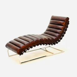 Pamono Mid-Century Bauhaus Chair in Leather and Chrome by Ludwig Mies Van Der Rohe, 1980s Online