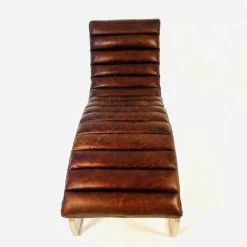 Pamono Mid-Century Bauhaus Chair in Leather and Chrome by Ludwig Mies Van Der Rohe, 1980s Online