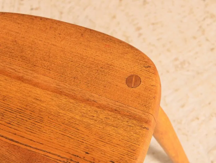 Pamono Mid-Century Blue Dot Children's Chair from Ercol, 1960s Outlet