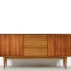 Pamono Mid-Century British Walnut and Brass Sideboard from Wrighton, 1960s Hot