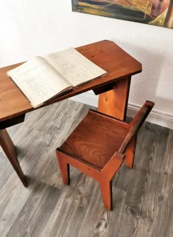 Pamono Mid-Century Brutalist Children's Desks, 1950s, Set of 2
