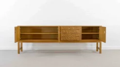 Pamono Mid-Century Brutalist Sideboard in Oak, 1970s Discount