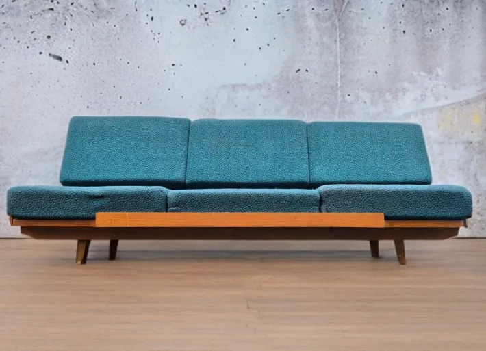 Pamono Mid-Century Czech Sofa Bed in Ash from Jitona, 1960s Outlet