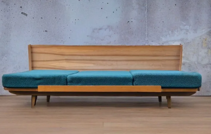 Pamono Mid-Century Czech Sofa Bed in Ash from Jitona, 1960s Outlet