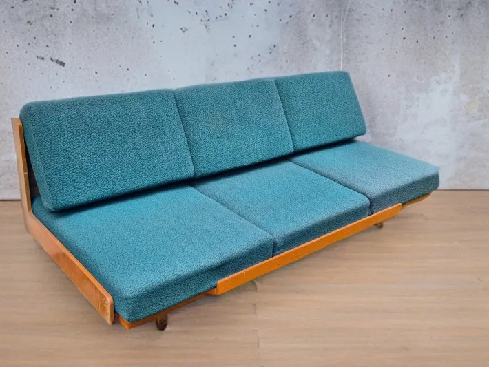 Pamono Mid-Century Czech Sofa Bed in Ash from Jitona, 1960s Outlet