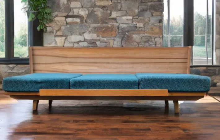 Pamono Mid-Century Czech Sofa Bed in Ash from Jitona, 1960s Outlet