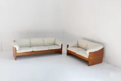 Pamono Mid-Century Danish Sofas in Teak by Mikael Laursen for A/S Mikael Laursen, 1960s, Set of 2 Clearance