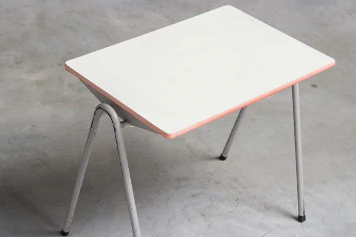 Pamono Mid-Century Industrial Children's Table by Willy Van Der Meeren Sale