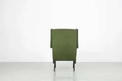Pamono Mid-Century Italian Green Leatherette Armchair, 1950s Clearance