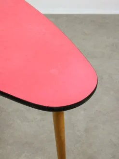 Pamono Mid-Century Italian Oval Red Children's Table Discount