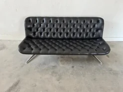 Pamono Mid-Century Leather Sofa, 1960s Sale