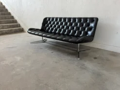 Pamono Mid-Century Leather Sofa, 1960s Sale