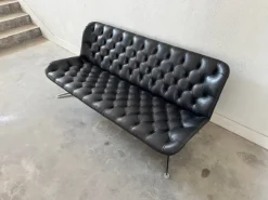 Pamono Mid-Century Leather Sofa, 1960s Sale