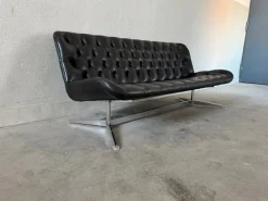 Pamono Mid-Century Leather Sofa, 1960s Sale