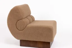 Pamono Mid-Century Lounge Chair in Cashmere Bouclé from Shumacher, Italy, 1970s Best