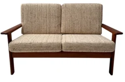 Pamono Mid-Century Modern Antimott Two-Piece Sofa from Walter Knoll & Wilhelm Knoll, 1960s Sale