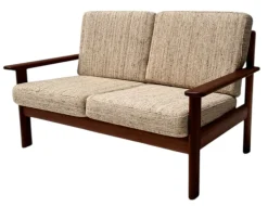 Pamono Mid-Century Modern Antimott Two-Piece Sofa from Walter Knoll & Wilhelm Knoll, 1960s Sale