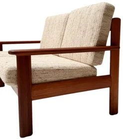 Pamono Mid-Century Modern Antimott Two-Piece Sofa from Walter Knoll & Wilhelm Knoll, 1960s Sale