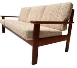 Pamono Mid-Century Modern Antimott Three-Piece Sofa by Walter Knoll & Wilhelm Knoll, 1960s Outlet