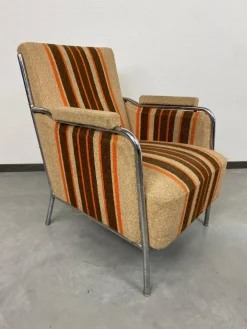 Pamono Mid-Century Modern Armchairs by Joszef Peresztegi, 1970s, Set of 2