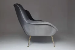 Pamono Mid-Century Modern Bicolor Sofa from Isa Bergamo, Italy, 1950s Hot