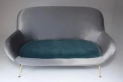 Pamono Mid-Century Modern Bicolor Sofa from Isa Bergamo, Italy, 1950s Hot