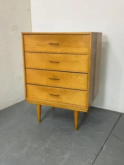 Pamono Mid-Century Modern Birch Chest of Drawers by Cees Braakman, 1950s Clearance