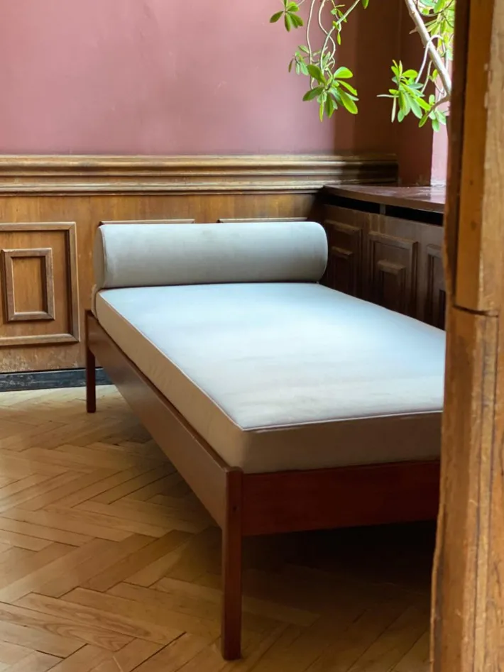 Pamono Mid-Century Modern Chaise Lounge in Teak New