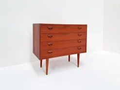 Pamono Mid-Century Modern Danish Teak Chest of Drawers by Kai Kristiansen, 1960s Discount