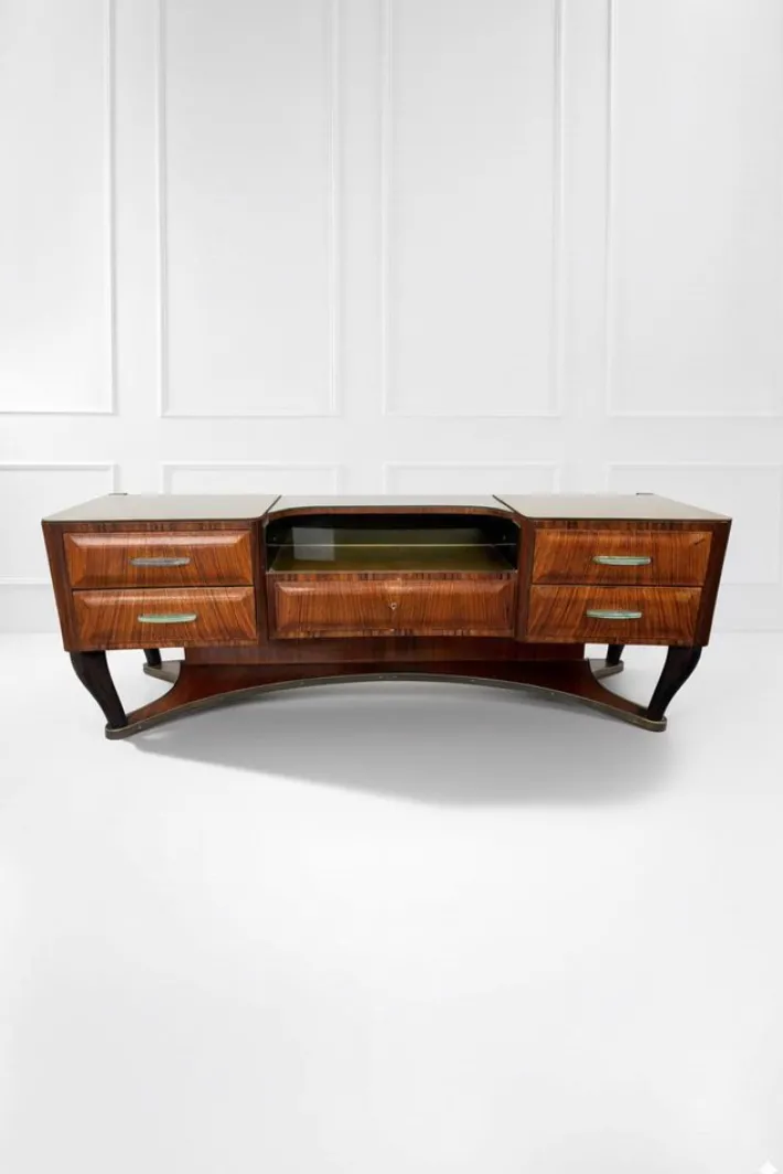 Pamono Mid-Century Modern Dresser in Wood by Dassi, Italy, 1950s Clearance