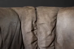 Pamono Mid-Century Modern German Brutalist Brown Leather 2-Seater Sofa, 1970s Best