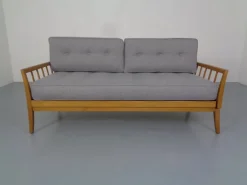 Pamono Mid-Century Modern German Cherrywood Daybed by Walter Knoll for Knoll Antimott, 1950s Online